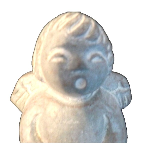 Isabel Bloom 1994 Sculpture Girl ANGEL Peace Singing Praying Signed 5" tall Vtg - Picture 2 of 9